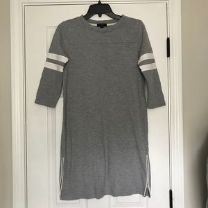 J. Crew Side Zipper Varsity Dress
